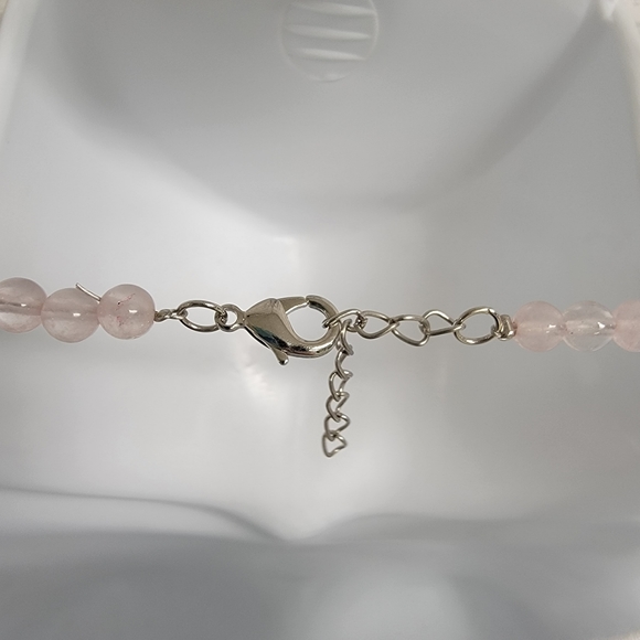 Rose Quartz Beaded Necklace - Picture 6 of 10